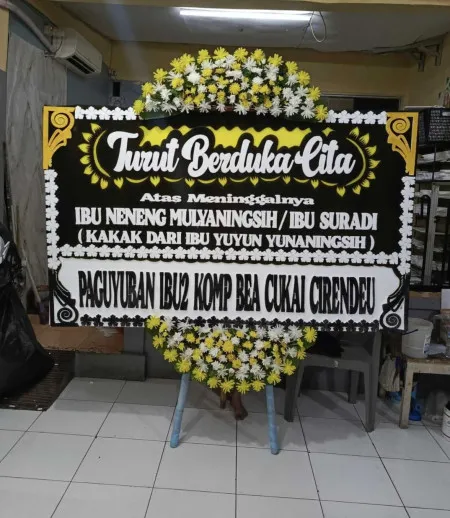 Papan Bunga Duka Kemanggungan Tarub